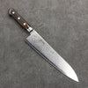 Seisuke VG10 33 Layer Gyuto  210mm Brown Pakka wood Handle - Japanny - Best Japanese Knife