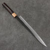 Seisuke Blue Super Black Nashiji Sujihiki  270mm Rosewood (Ferrule: White Pakka Wood) Handle - Japanny - Best Japanese Knife