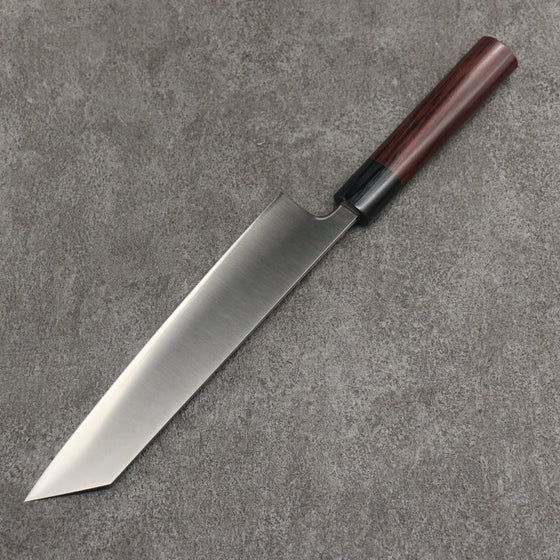 Seisuke SRS13 Migaki Finished Kiritsuke Gyuto  210mm Rosewood (Ferrule: Black Pakka Wood) Handle - Japanny - Best Japanese Knife