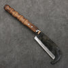 Sakai Takayuki Carbon steel Black Finished Machete (With guard)  Natural wood Handle 140mm - Japanny - Best Japanese Knife