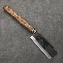  Sakai Takayuki Carbon steel Black Finished Machete (Without guard)  Natural wood Handle 150mm - Japanny - Best Japanese Knife