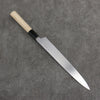 Kikuzuki Silver Steel No.3 Bokashi Yanagiba  240mm Magnolia Handle - Japanny - Best Japanese Knife