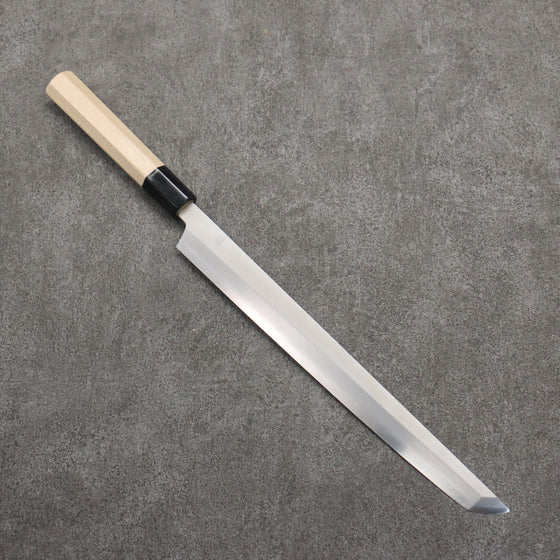 Kikuzuki Silver Steel No.3 Bokashi Sakimaru Takohiki  300mm Magnolia Handle - Japanny - Best Japanese Knife