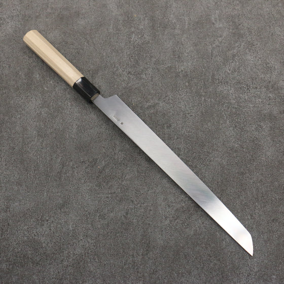 Kikuzuki Silver Steel No.3 Bokashi Sakimaru Takohiki  300mm Magnolia Handle - Japanny - Best Japanese Knife