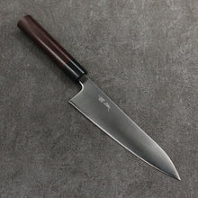  Seisuke Blue Super Gyuto  180mm Rosewood (Ferrule: Black Pakka Wood) Handle - Japanny - Best Japanese Knife