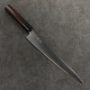 Seisuke Blue Super Sujihiki  240mm Rosewood (Ferrule: Black Pakka Wood) Handle - Japanny - Best Japanese Knife