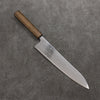 Seisuke VG10 Mirrored Finish Damascus Gyuto  240mm Oak Handle - Japanny - Best Japanese Knife