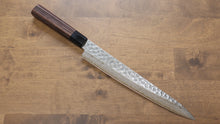  Seisuke AUS10 45 Layer Damascus Sujihiki  240mm Shitan Handle - Japanny - Best Japanese Knife