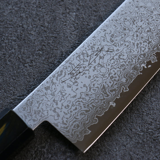 Seisuke VG10 Damascus Santoku 180mm Fuji Lacquered Handle - Japanny - Best Japanese Knife