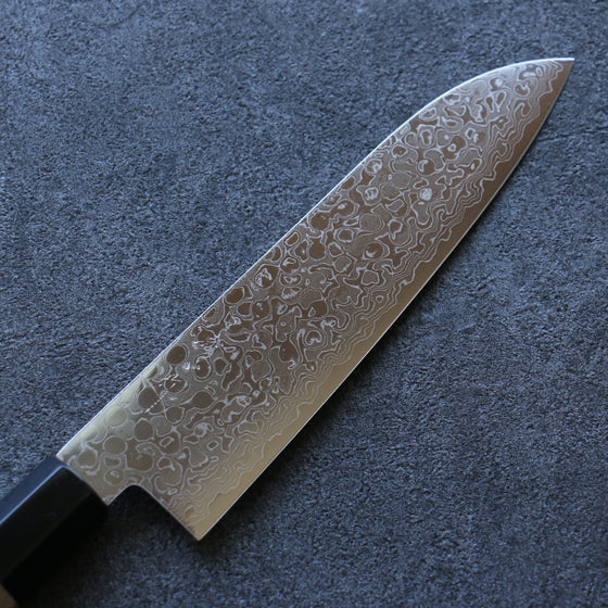 Misuzu AUS10 Damascus Migaki Finished Santoku 180mm Magnolia Handle - Japanny - Best Japanese Knife