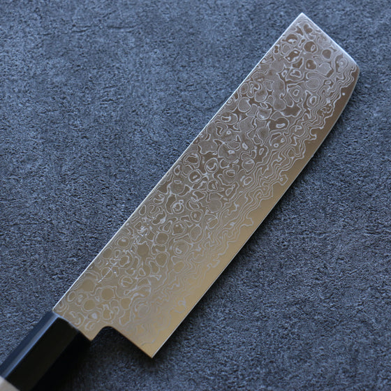 Misuzu AUS10 Damascus Migaki Finished Nakiri 165mm Magnolia Handle - Japanny - Best Japanese Knife