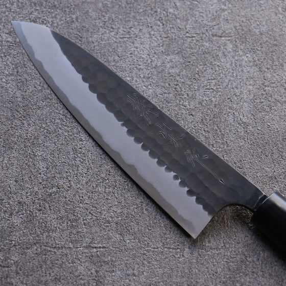 Nao Yamamoto Blue Steel Kurouchi Hammered(Maru) Gyuto 180mm Walnut Handle - Japanny - Best Japanese Knife