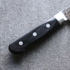 Seisuke Nami AUS10 Mirrored Finish Damascus Gyuto 210mm Black Pakka wood Handle - Japanny - Best Japanese Knife