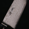 Seisuke Nami AUS10 Mirrored Finish Damascus Santoku  180mm Black Pakka wood Handle - Japanny - Best Japanese Knife