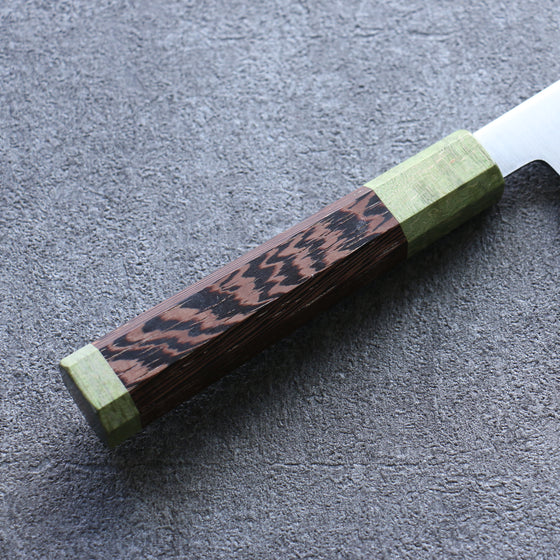 Sakai Takayuki JEWEL Emerald VG1 Santoku 180mm Wenge (Double Green Ring) Handle - Japanny - Best Japanese Knife