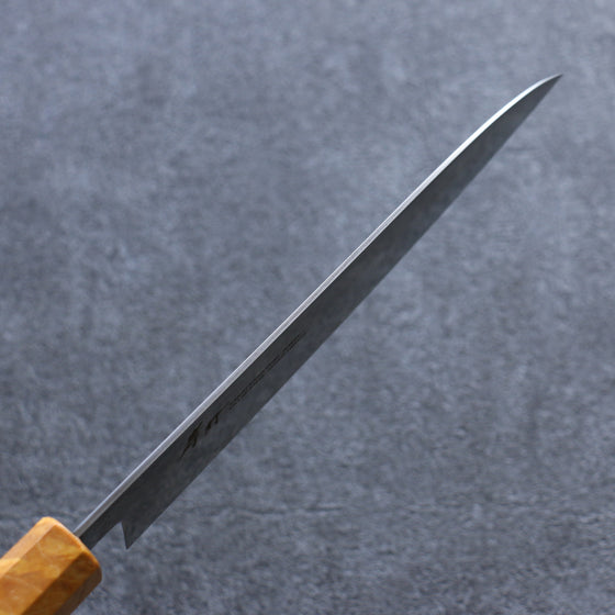 Sakai Takayuki JEWEL Topaz VG1 Santoku 180mm Wenge (Double Yellow Ring) Handle - Japanny - Best Japanese Knife