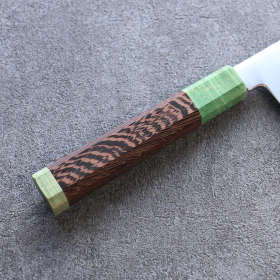 Sakai Takayuki Antares Emerald Uddeholm Swedish stain-resistant steel Gyuto 240mm Wenge (Double Green Ring) Handle - Japanny - Best Japanese Knife