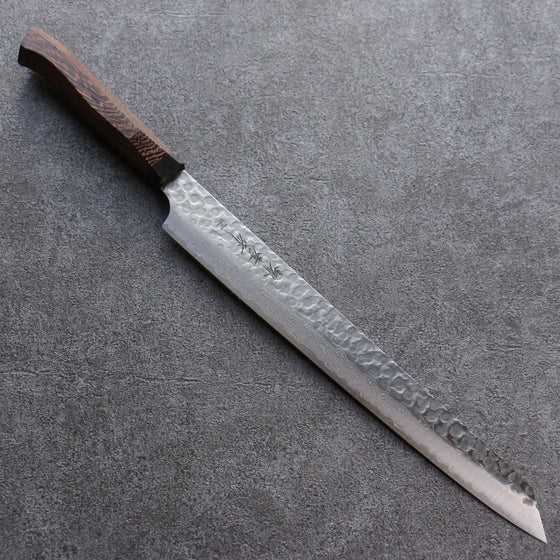 Sakai Takayuki Hien AUS10 45 Layer Damascus Kiritsuke Sujihiki 300mm Wenge Handle - Japanny - Best Japanese Knife