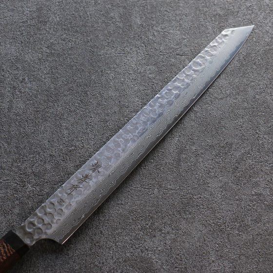 Sakai Takayuki Hien AUS10 45 Layer Damascus Kiritsuke Sujihiki 300mm Wenge Handle - Japanny - Best Japanese Knife