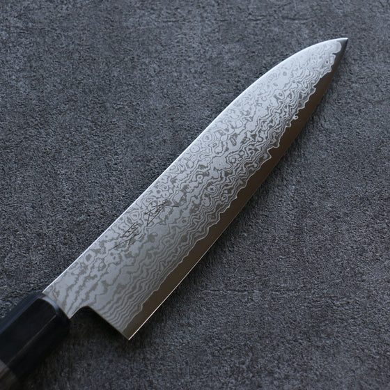 Seisuke VG10 Damascus Gyuto 180mm Gray Pakka wood Handle - Japanny - Best Japanese Knife