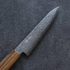 Seisuke ZA-18 Mirrored Finish Damascus Petty-Utility 135mm Oak Handle - Japanny - Best Japanese Knife