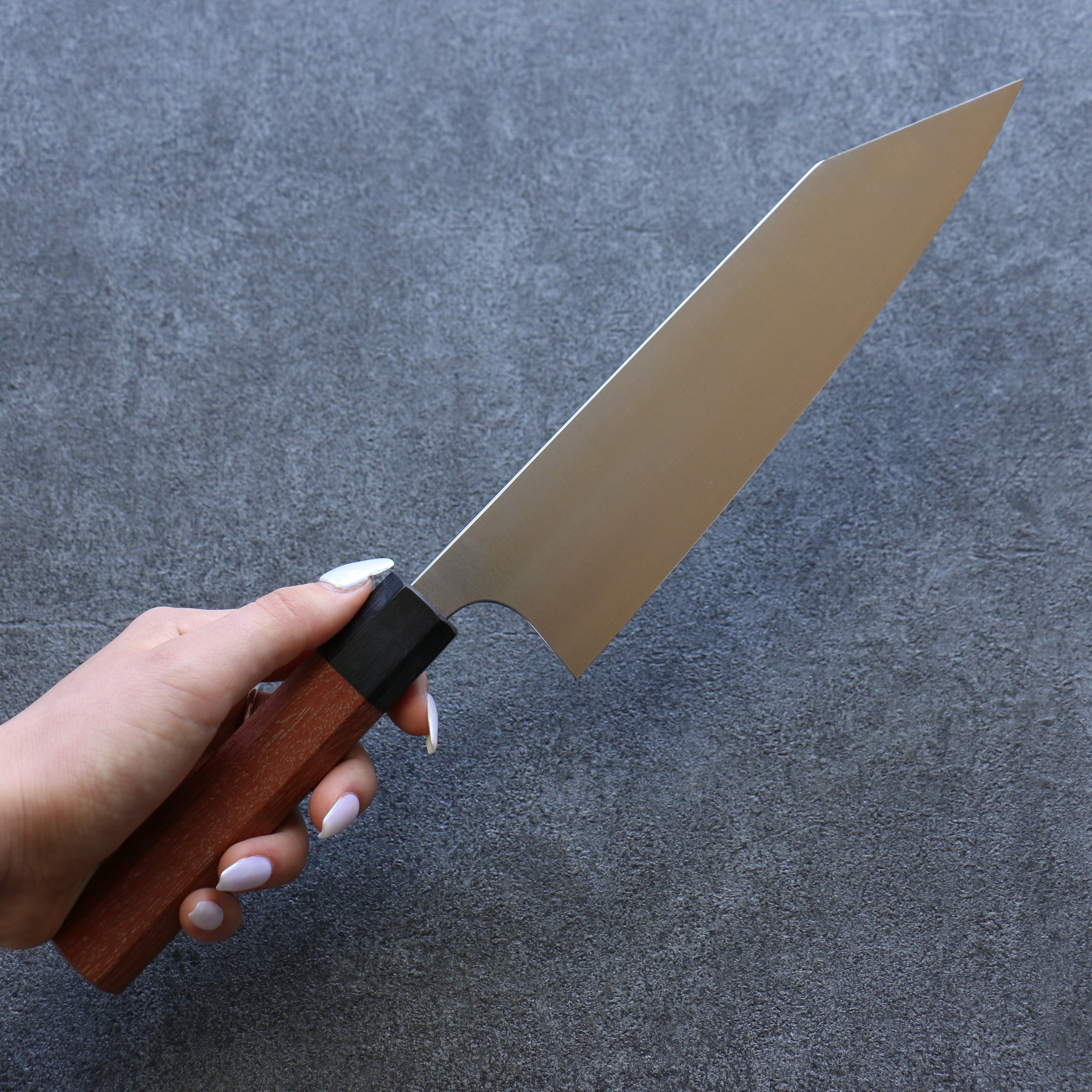 Shibata Takayuki Koutetsu Battleship SG2 Gyuto  190mm Jarrah Handle - Japanny - Best Japanese Knife