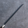 Seisuke Blue Super Black Nakiri 165mm Brown Pakka wood Handle - Japanny - Best Japanese Knife