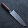 Seisuke VG1 Hammered Gyuto 180mm Mahogany Handle - Japanny - Best Japanese Knife