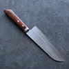 Seisuke VG1 Hammered Santoku 165mm Mahogany Handle - Japanny - Best Japanese Knife