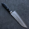 Seisuke VG10 Damascus Santoku 165mm Black Pakka wood Handle - Japanny - Best Japanese Knife