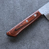 Seisuke VG1 Hammered Nakiri 165mm Mahogany Handle - Japanny - Best Japanese Knife