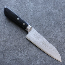  Seisuke VG10 Damascus Small Santoku 135mm Black Pakka wood Handle - Japanny - Best Japanese Knife