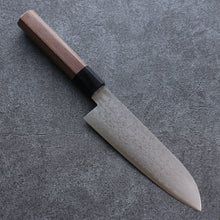  Seisuke VG10 Damascus Santoku 165mm Walnut Handle - Japanny - Best Japanese Knife