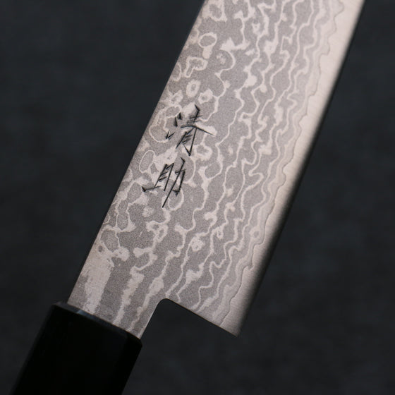 Seisuke VG10 Damascus Santoku 165mm Walnut Handle - Japanny - Best Japanese Knife