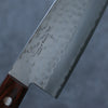 Seisuke VG1 Hammered Gyuto 180mm Mahogany Handle - Japanny - Best Japanese Knife