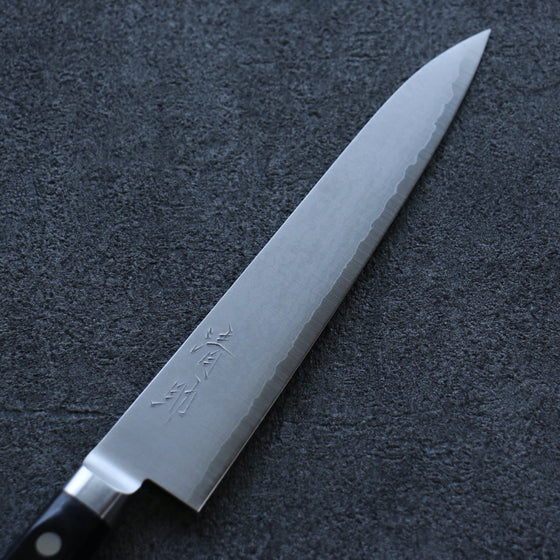 Seisuke VG10 Damascus Petty-Utility 150mm Black Pakka wood Handle - Japanny - Best Japanese Knife