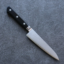  Seisuke VG10 Damascus Petty-Utility 120mm Black Pakka wood Handle - Japanny - Best Japanese Knife