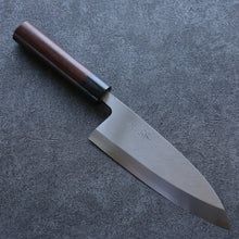  Seisuke Blue Steel Kasumitogi Deba 180mm Rosewood Handle - Japanny - Best Japanese Knife