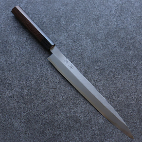 Seisuke Blue Steel Kasumitogi Yanagiba 270mm Rosewood Handle - Japanny - Best Japanese Knife