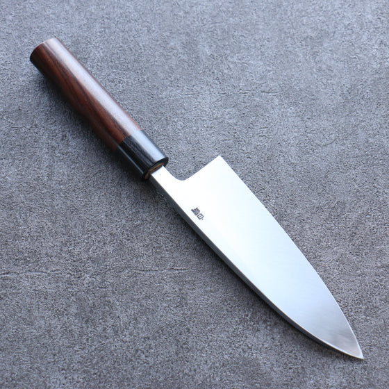 Seisuke White Steel Kasumitogi Deba 165mm Rosewood Handle - Japanny - Best Japanese Knife