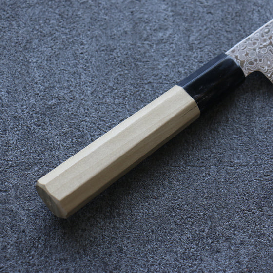 Misuzu AUS10 Damascus Migaki Finished Petty-Utility 150mm Magnolia Handle - Japanny - Best Japanese Knife