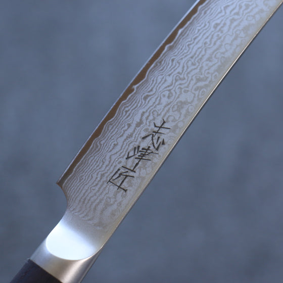 Shizu VG10 Damascus Steak 130mm Black Pakka wood Handle - Japanny - Best Japanese Knife