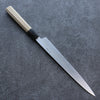 Kikuzuki White Steel No.2 Nashiji Yanagiba 240mm Magnolia Handle - Japanny - Best Japanese Knife