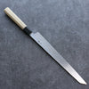 Kikuzuki White Steel No.2 Nashiji Kiritsuke Yanagiba 300mm Magnolia Handle - Japanny - Best Japanese Knife