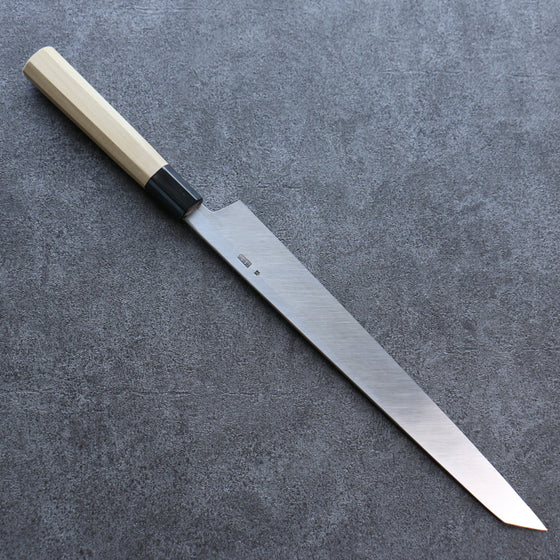 Kikuzuki White Steel No.2 Nashiji Kiritsuke Yanagiba 300mm Magnolia Handle - Japanny - Best Japanese Knife