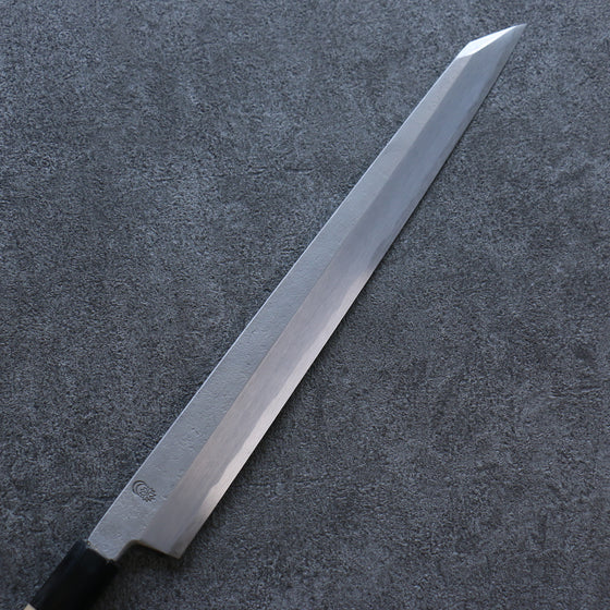 Kikuzuki White Steel No.2 Nashiji Kiritsuke Yanagiba 300mm Magnolia Handle - Japanny - Best Japanese Knife