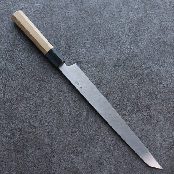 Kikuzuki White Steel No.2 Nashiji Kiritsuke Yanagiba 270mm Magnolia Handle - Japanny - Best Japanese Knife