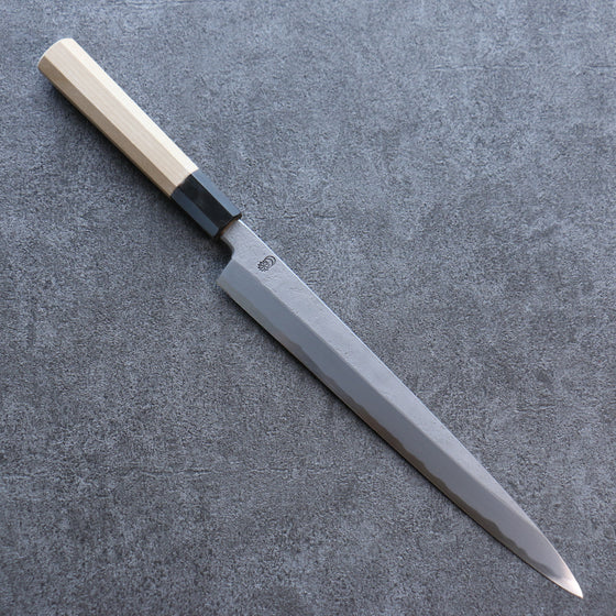 Kikuzuki White Steel No.2 Nashiji Yanagiba 270mm Magnolia Handle - Japanny - Best Japanese Knife