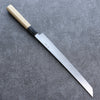 Kikuzuki White Steel No.2 Nashiji Sakimaru Takohiki 270mm Magnolia Handle - Japanny - Best Japanese Knife