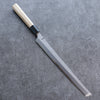 Kikuzuki White Steel No.2 Nashiji Sakimaru Takohiki 300mm Magnolia Handle - Japanny - Best Japanese Knife